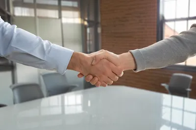 Professional Handshake After Successful Job Interview