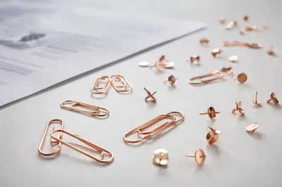 Rose Gold Hiring Workflow Desk Detail