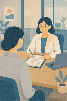 Formal Job Interview Across Office Desk