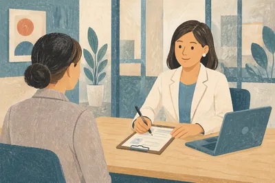 Professional Job Interview Across Office Desk