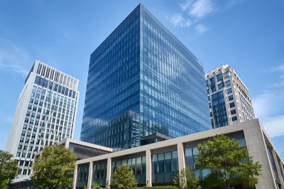 Modern Glass Office Tower Exterior