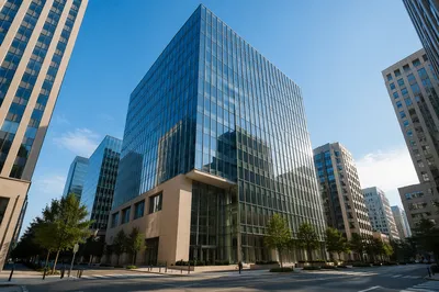 Modern Glass Office Tower Exterior