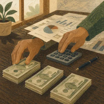 Business Budgeting with Cash and Calculator