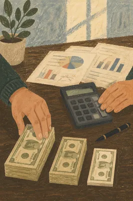 Business Budgeting with Cash and Calculator