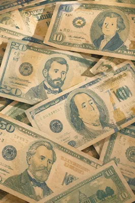 Layered Dollar Bills Business Finance Background