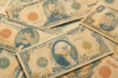 Overlapping Dollar Bills Business Cash Background