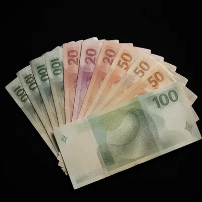 Fan of Generic Business Banknotes