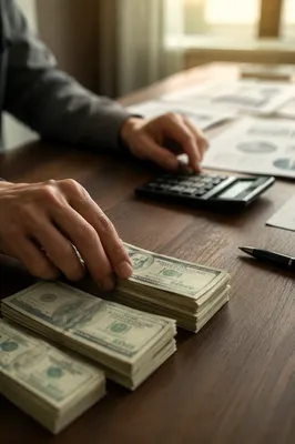 Business Budgeting with Cash and Calculator