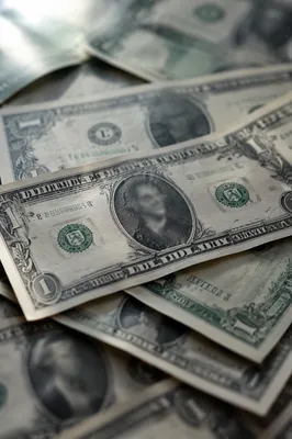 Scattered Dollar Bills Business Finance Background