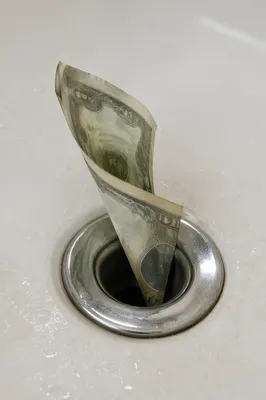 Money Going Down the Drain