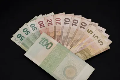 Fan Stack of Generic Dollar Bills