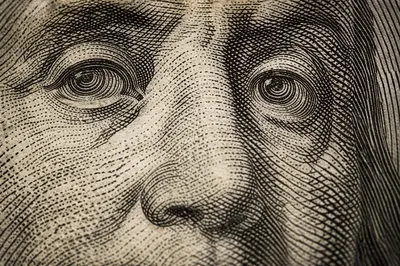 Macro Detail of Unbranded Dollar Currency