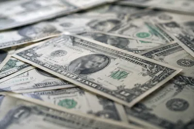 Scattered Dollar Bills Business Finance Background