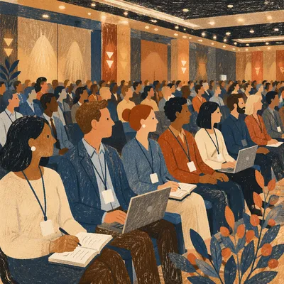 Professional Networking Conference in Warm Ballroom