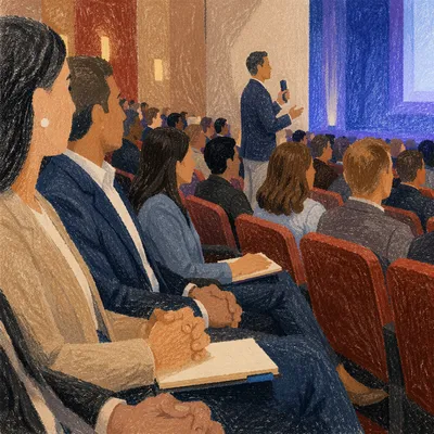 Professional Networking Conference in Modern Auditorium