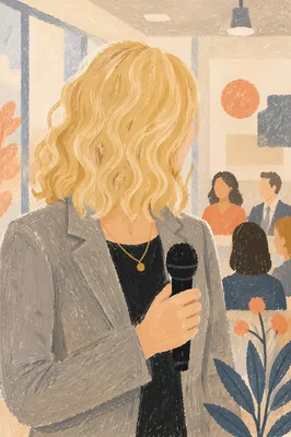 Professional Conference Speaker at Networking Event