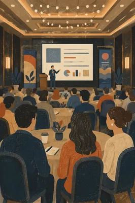 Professional Networking Conference in Warm Ballroom