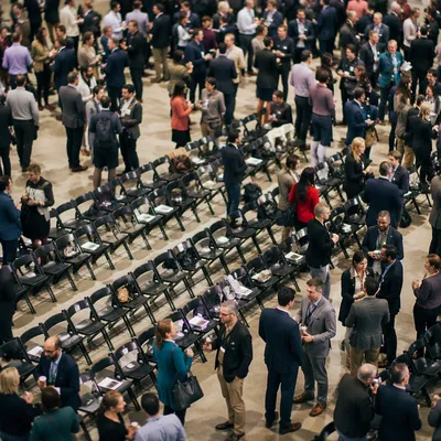Professional Networking Conference Hall Gathering