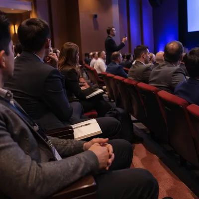 Professional Networking Conference in Modern Auditorium