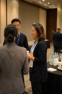 Professional Networking Break in Conference Room