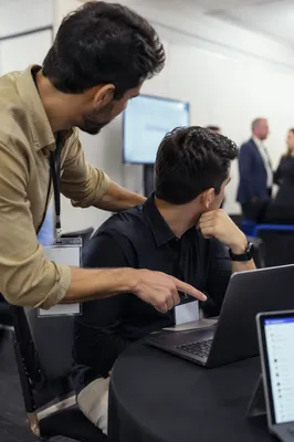 Professional Networking Collaboration at Conference Table
