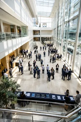Professional Networking Conference in Modern Atrium