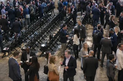 Professional Networking Conference Hall Gathering