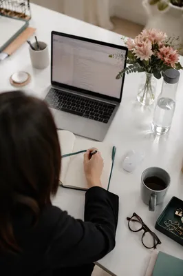 Professional Writing Email at Clean Desk