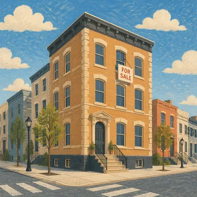 Historic Brick Townhouse For Sale