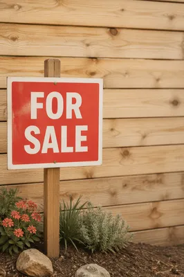 Real Estate House for Sale Sign