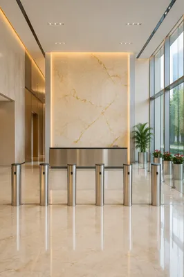 Modern Office Lobby Reception Entrance Interior