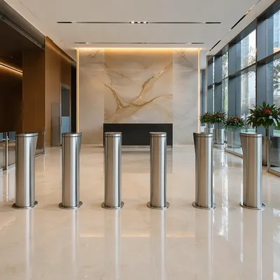 Modern Office Lobby Reception Entrance