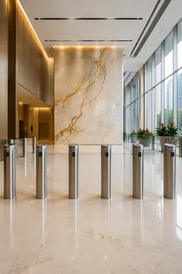 Modern Office Lobby Reception Entrance