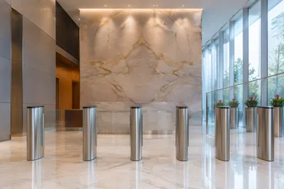 Modern Office Lobby Reception Entrance Interior