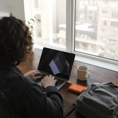 Calm Remote Work Setup by Bright Window