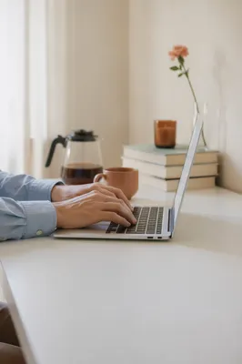 Minimalist Remote Work Laptop Desk