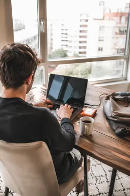 Calm Remote Work Home Office Desk