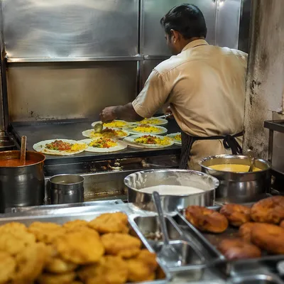 Busy Independent Restaurant Kitchen Service