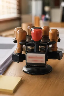 Rubber Stamps for Business Document Approval