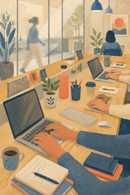 Collaborative Hot Desking in Open Office