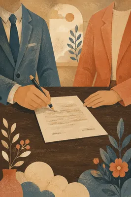 Sepia Business Contract Signing With Pen