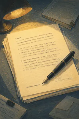 Fountain Pen on Business Contract