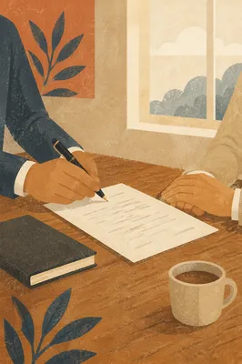 Ethical Business Contract Signing Close-Up