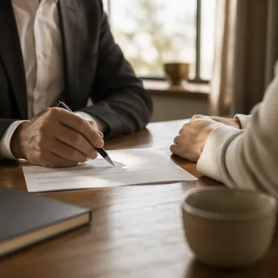 Professionals Signing Ethical Business Contract