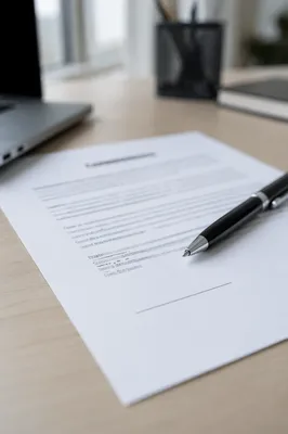 Business Contract Ready for Signature
