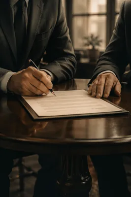 Formal Contract Signing with Pen