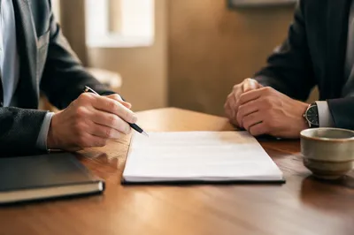 Professionals Signing Ethical Business Agreement