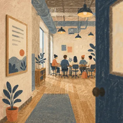 Raw Startup Garage Collaboration Workspace