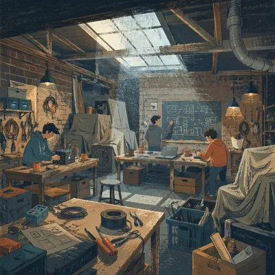 Startup Garage Prototype Lab Interior