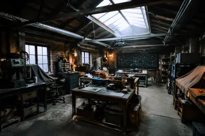 Raw Startup Garage Prototype Lab Interior